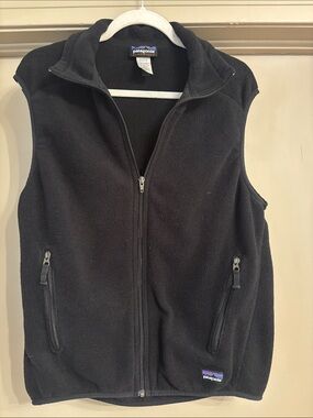 Patagonia Black Fleece Zip Vest